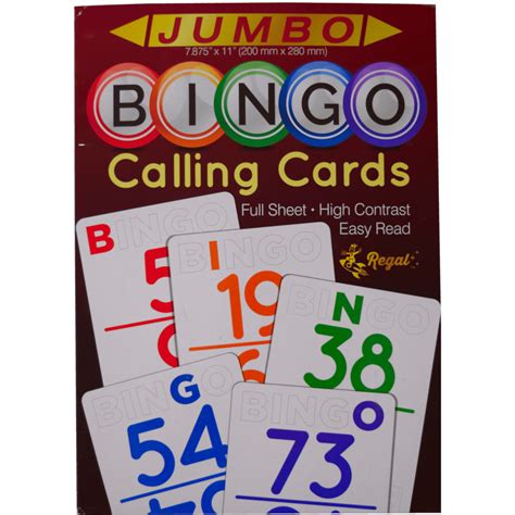 Deck Of Bingo Calling Cards